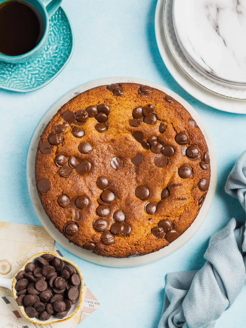 Chocolate Chip Cake - Keto & Sugarfree