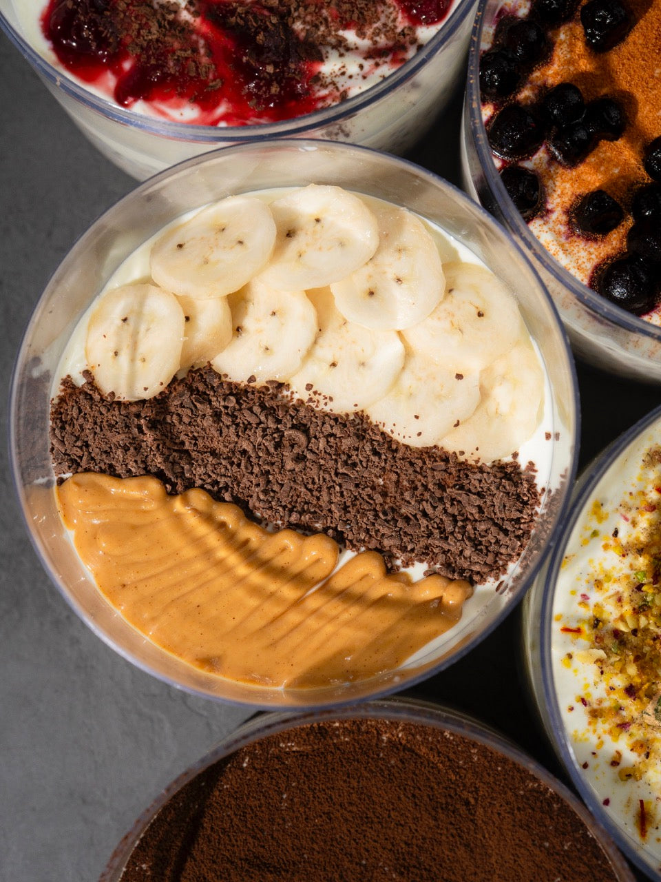 28gm Protein: PB, Banana & Choc Overnight Oats
