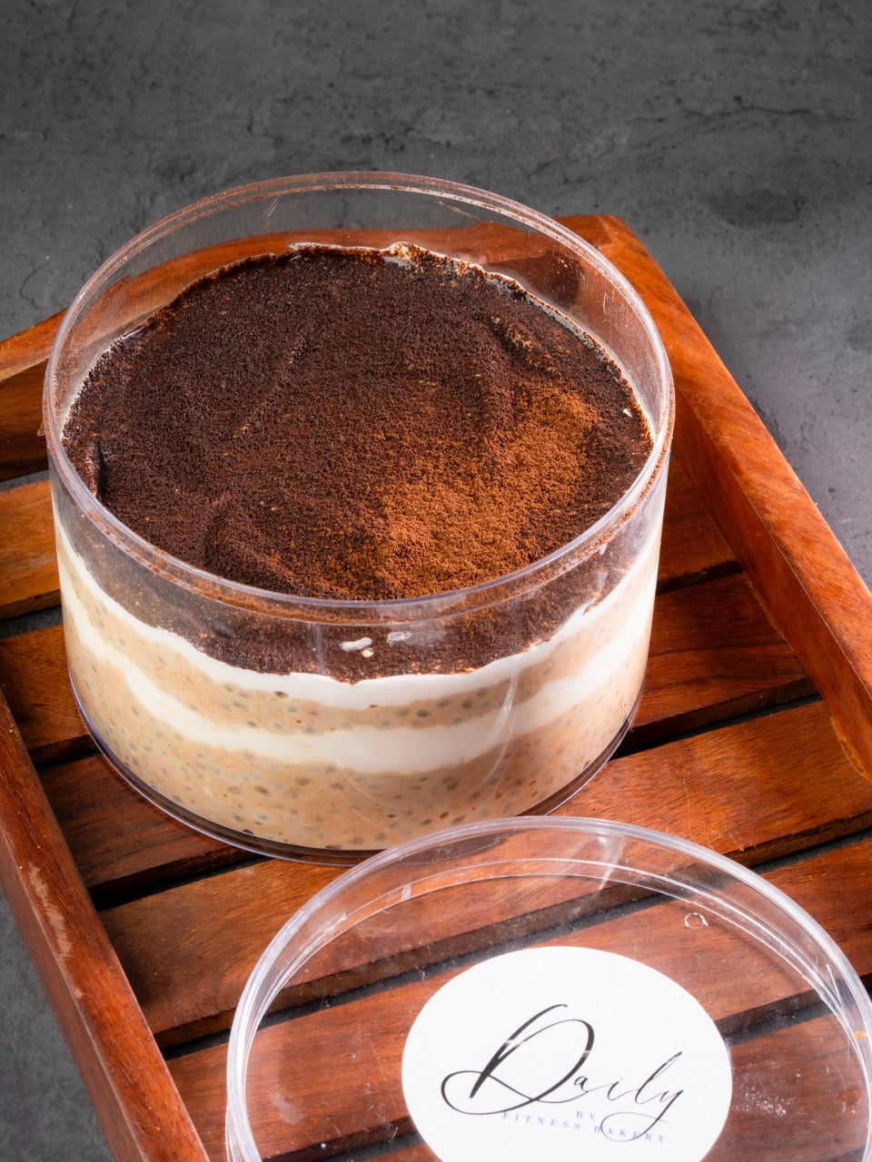 30gm Protein: Tiramisu Overnight Oats & Chia Pudding