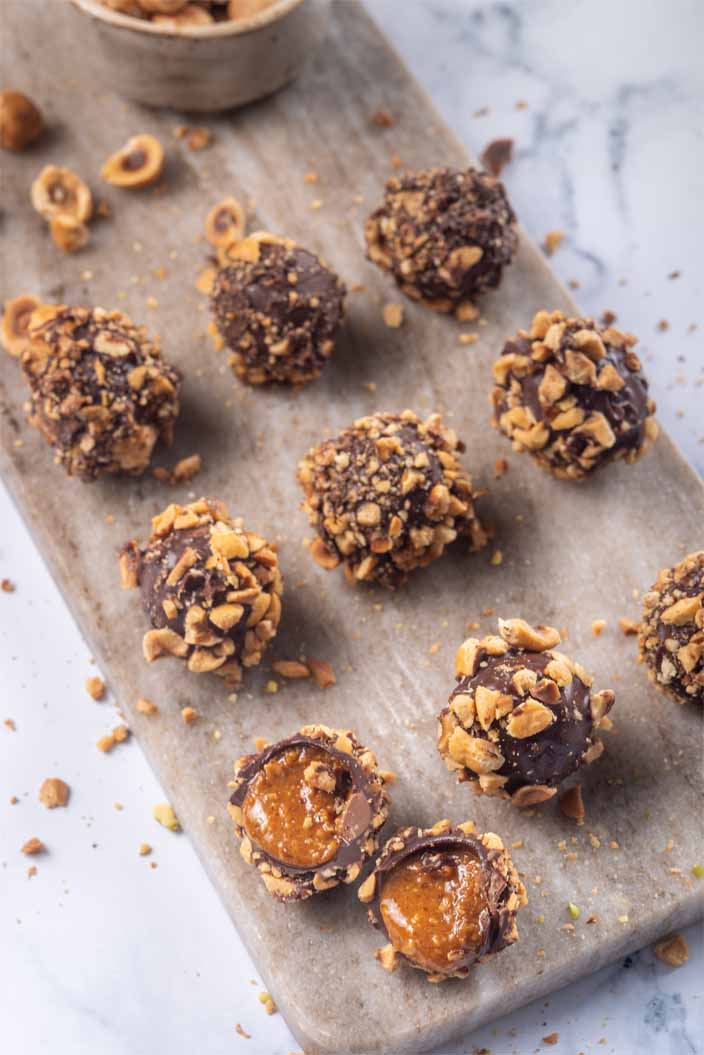 Peanut Butter Chocolate Truffles