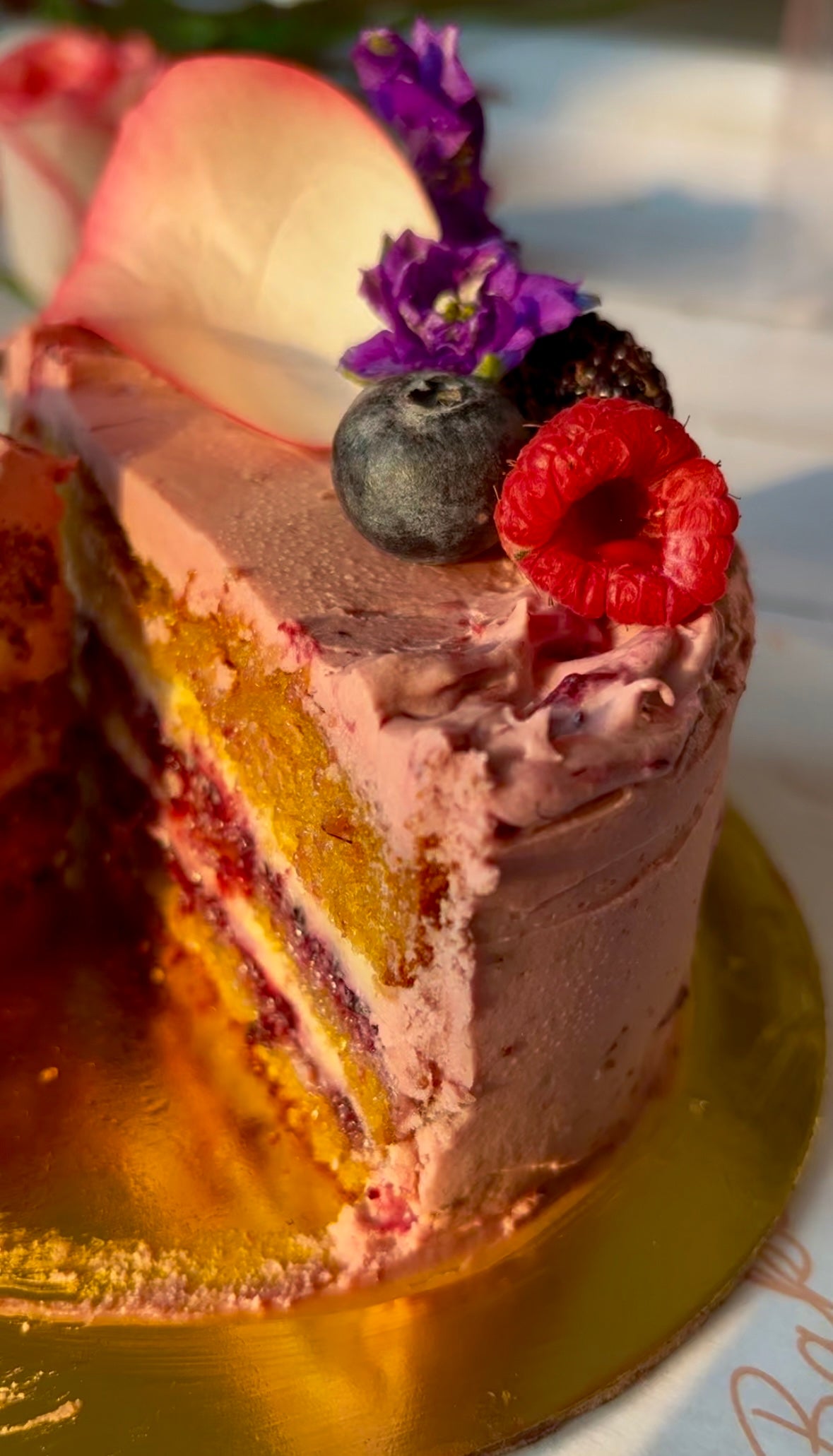 Blackberry & Lemon Cake