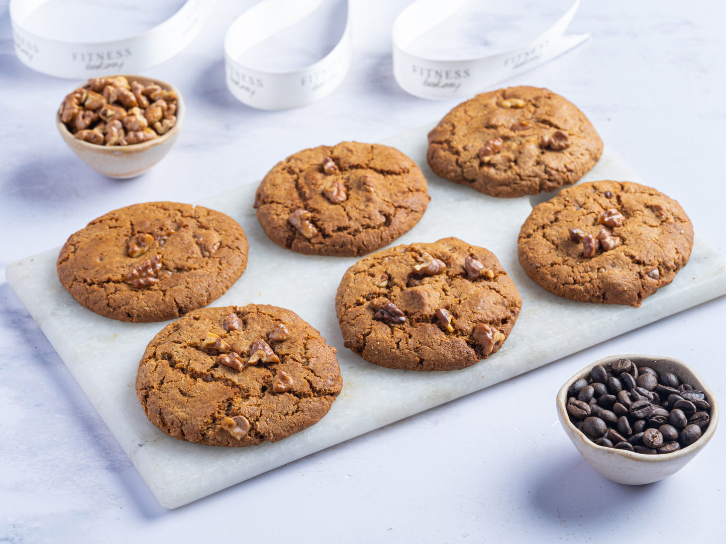 Coffee Walnut Cookies (6 cookies)