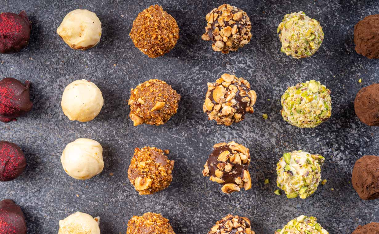 Peanut Butter & Chocolate Truffles