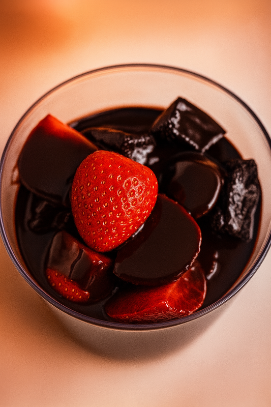 Vegan Glutenfree Fresh Strawberry Brownie Bowl (300gm)