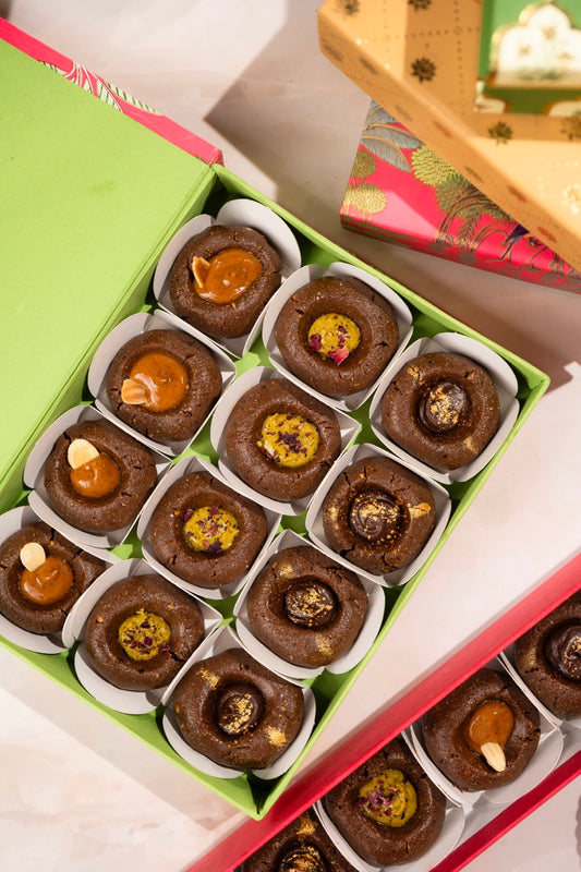 Vegan Chocolate Date Burfi