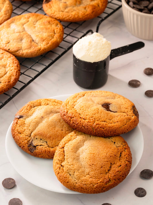 13 Gms Protein: GF Bakery Style Choc Chip Cookie