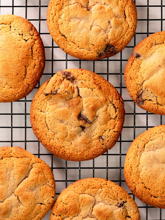 13 Gms Protein: GF Peanut Butter Choc Chip Cookie