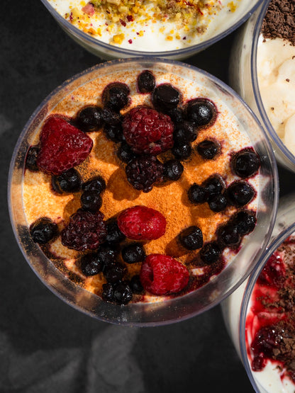 26Gm Protein Berries & Honey Overnight Oats
