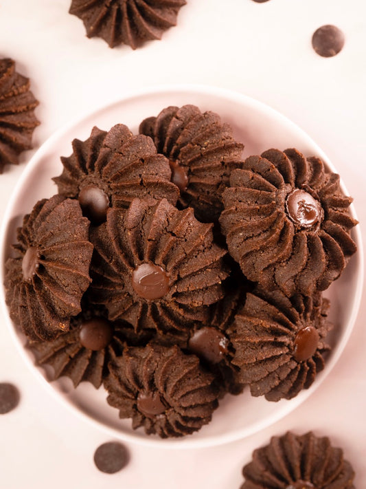 GF Chocolate Ragi Butter Cookies
