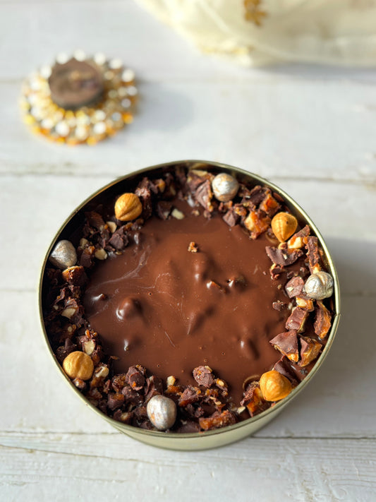 GF Eggless Ultimate Chocolate Crunch Cake