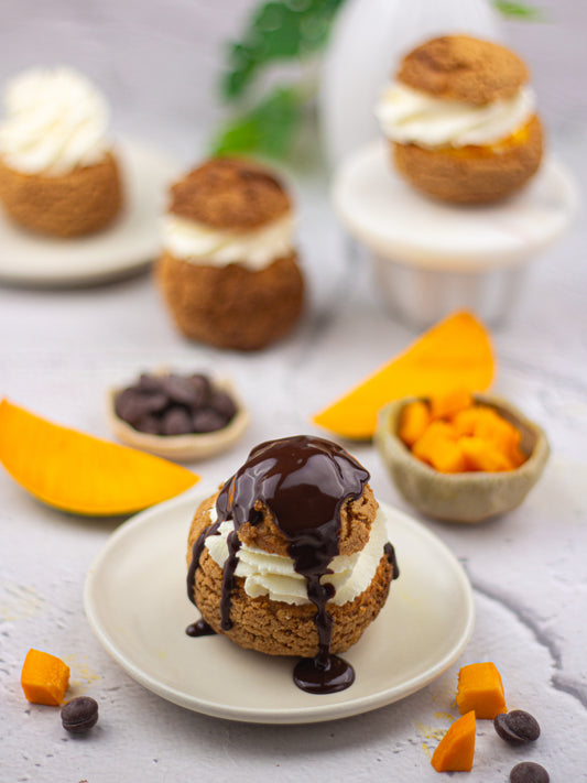 Gluten-free Mango Chocolate Choux (Box of 2)