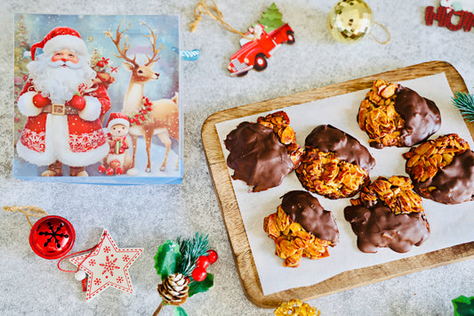 Almond, Seeds & Orange Florentines