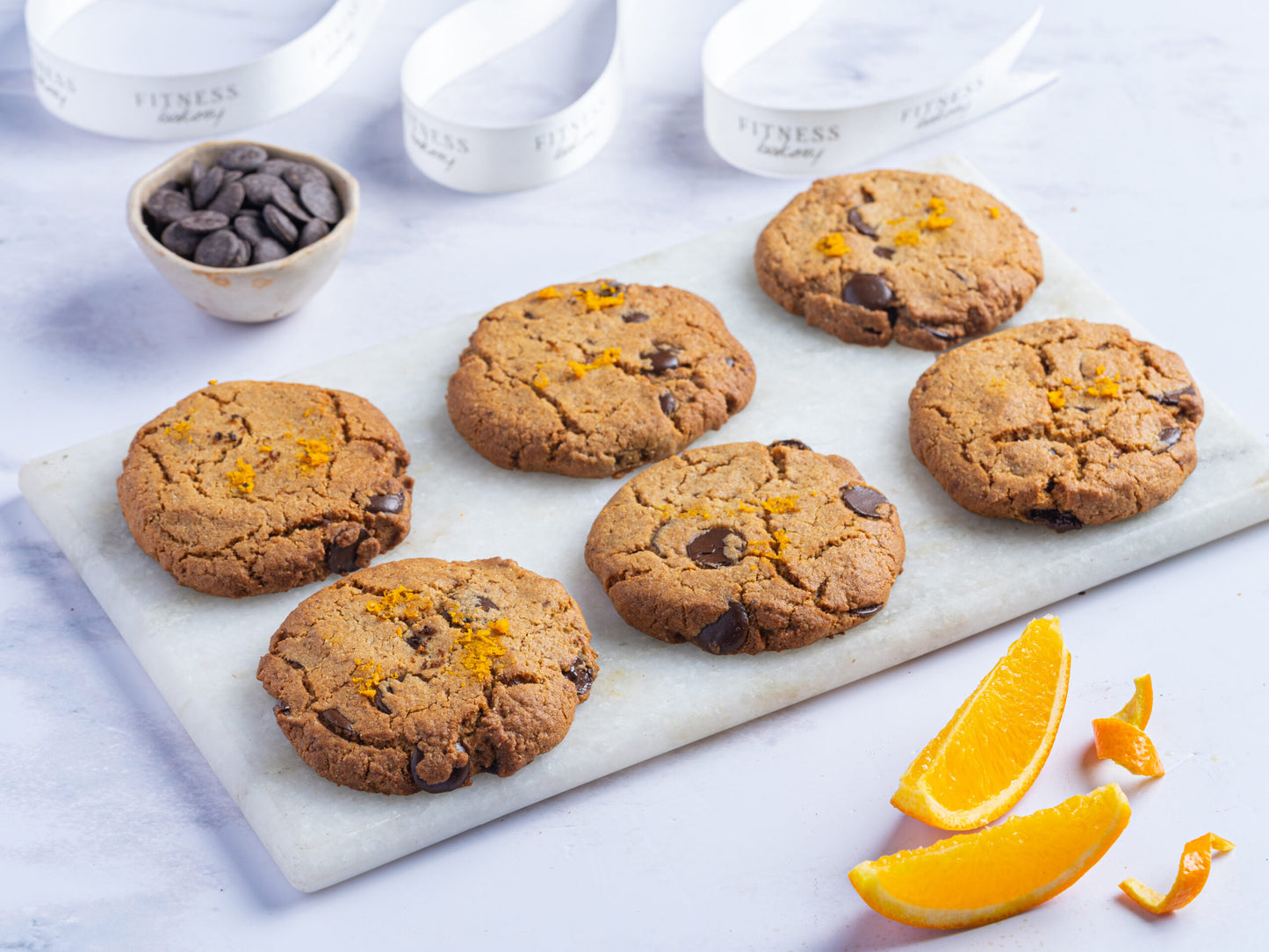 Orange chocolate chip cookies